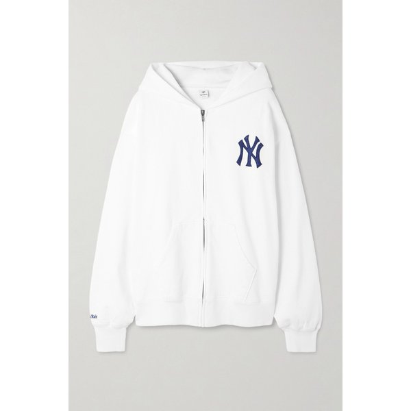 47 뉴욕 양키스 아플리케 코튼 저지 후드 티셔츠 46376663162898170