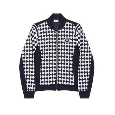 MARTINE GOLF [정상가 398000원]여성 니트 하이브리드 방풍점퍼 네이비 (Q0B630249)