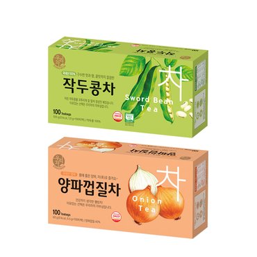  송원 양파껍질차 100T +작두콩차 100T (200T)