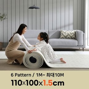 15T PVC 층간소음방지 롤 매트 폭110cm x 1m