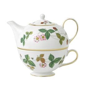 [해외직구] WEDGWOOD 웨지우드 와일드 스트로베리 1인용 티세트 560ml