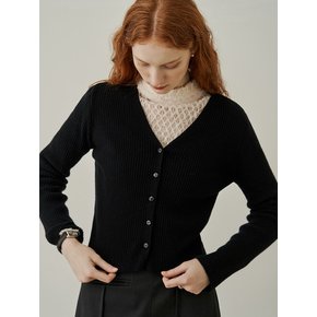 Coco mini golgi cardigan - black