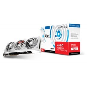 SAPPHIRE PURE RADEON RX 7900 GRE GAMING OC 16GB GDDR6 3 11325-03-20G VD8799 팬 화이트 모델