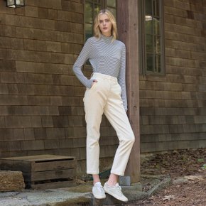 [U.S. POLO ASSN.] 여성 웜 기모 하프넥