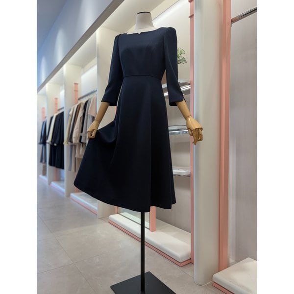 [여주점] 여성 넥 포인트 플레어 원피스(ITQ2YOP920)