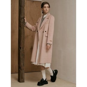 WD_Camel woolen long coat_PINK