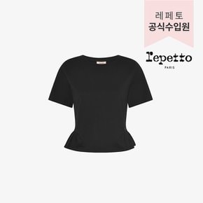 액티브웨어 플리츠 티셔츠 (S0801410)