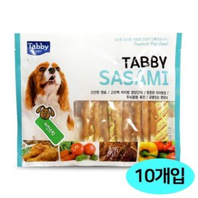 테비 강아지 간식 사사미 치킨 스틱 300g 10개