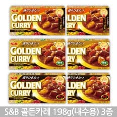 일본 에스앤비 골든카레 중간매운맛 198g 고형카레