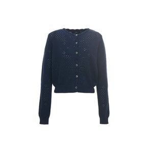 하트 단추 니트 가디건 O251T963