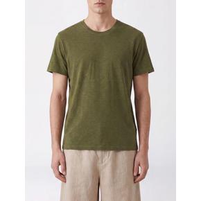 26SS 클로즈드 반팔 티셔츠 C8502645CEM 614 Green