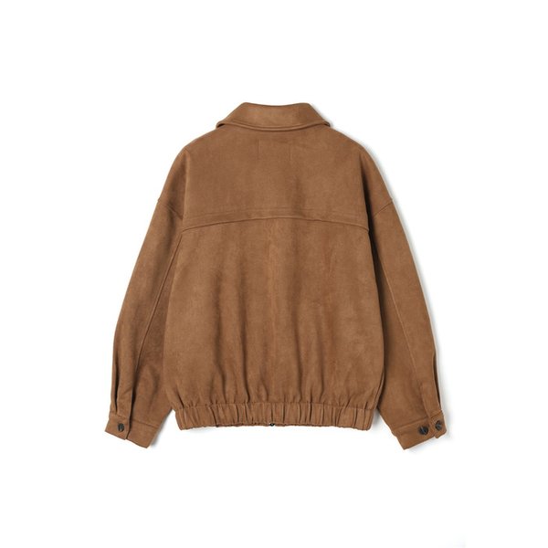 여성 페이크 스웨이드 점퍼 (CAMEL) (HBAUJ50)