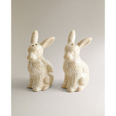 토끼 스톤웨어 후추통/소금통 세트(2개입) 42224541733