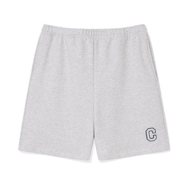 커버낫 레귤러 C 로고 스웻 쇼츠 헤더 그레이 CO2502SO31HG