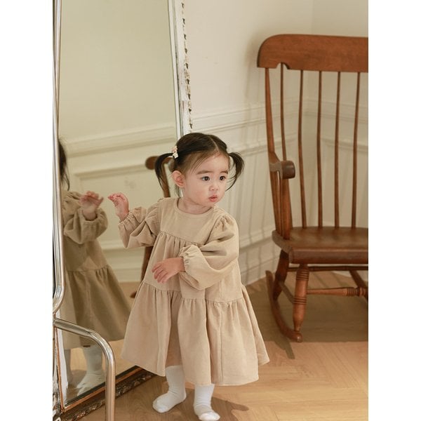 부드러운 햇살 - 유아 캉캉 골덴 드레스