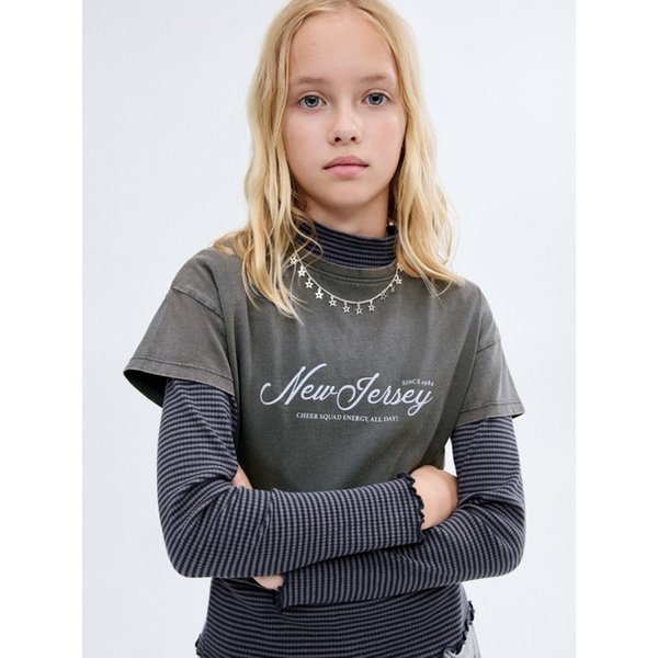KIDS 티셔츠 JERSEY Charcoal 17004432