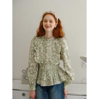 던드롭 DD_Daisy frill collar blouse