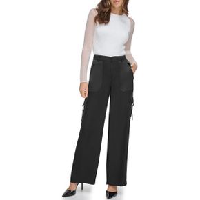 5679415 DKNY Satin Cargo Trousers