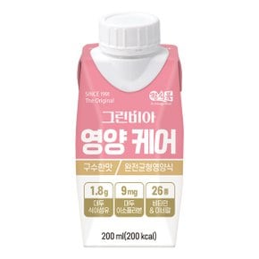 그린비아 영양케어 구수한맛 완전균형영양식 200mlx12팩
