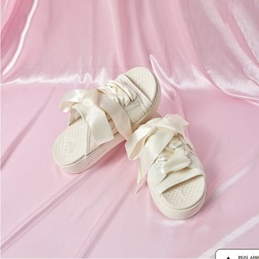 젝시믹스 레이스업 비치 샌들 화이트 XUK5SS1801