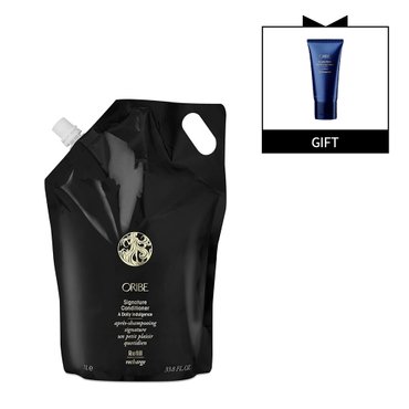 오리베 시그니처 샴푸 리필 1000ml + 슈퍼샤인 모이스처라이징 크림 50ml 증정