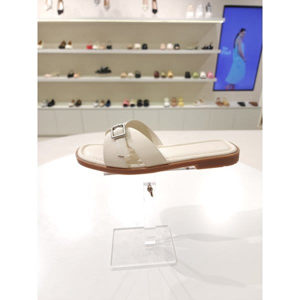 [부산점] [바바라] 1cm 양가죽 뮬 샌들 BBI341