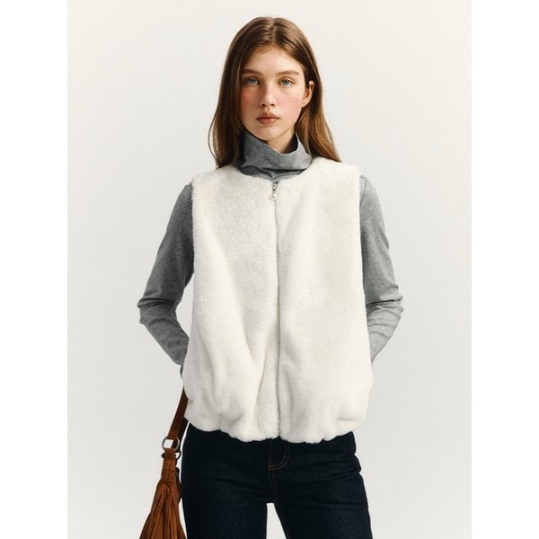 셔링 소프트 퍼 베스트(MAFDVT05NWH)