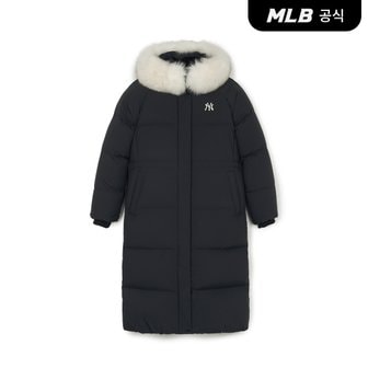 MLB [코리아공식] 여성 커브 롱 패딩 NY (Black)