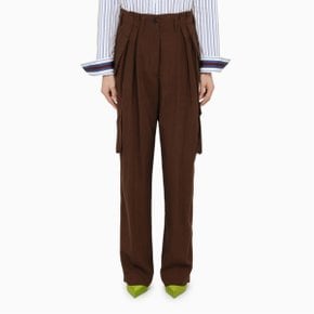 Trousers 0109198057 Brown