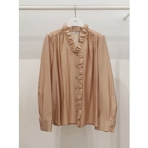 [파주점] 주크 브이넥 프릴 블라우스 V253MSC914
