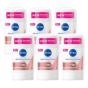 NIVEA 니베아 더마 드라이컨트롤 멕시멈 데오드란트 스틱 50ml 6팩