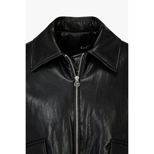 [부산점] [지컷] 스트링 헴 신세틱 레더 다운 자켓 7214417203