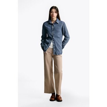타미힐피거 T22F6WSH041WT1 라나 데님 셔츠