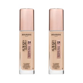 부르조아 올웨이즈 패블러스 롱래스팅 파운데이션 SPF 20 2팩 shade 110 Light Vanilla 30 ml