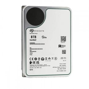 씨게이트 아이언울프 3.5인치 8TB HDD (CMR) 6Gbs 256MB 7200rpm PC RV 내장 3년 서비스 24시간