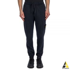 스톤아일랜드 24 64551 Cotton Fleece Cargo Sweatpants_Slim Fit (801564551 A002