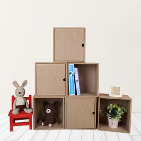 도어형 공간박스 1p 수납장 책꽃이 책장 MDF DIY