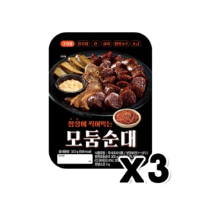 쌈장에 찍어먹는 모둠순대 간편즉석조리 323g x 3개