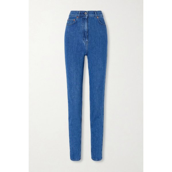 어나더 투모로우 하이웨이스트 슬림 레그  진 미드 데님 46376663162972166