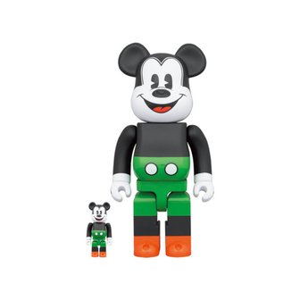 킨키로봇 400%+100% BEARBRICK MICKEY MOUSE 1930`s POSTER