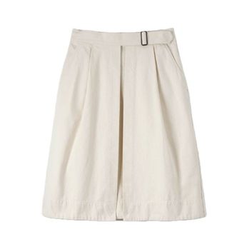 마가렛호웰 24 MHL CINCH WAIST SKIRT - OFF WHITE WHSK0504S24JCD OFW 킨치 웨이스트 스커트 치