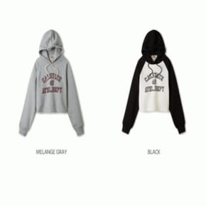 여성 라글란 크롭 후드티 / Raglan Crop Hoodie_A WHMHE4921F