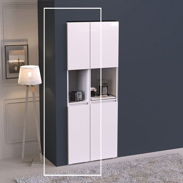 앨리쉬 비스포크 오브제 다용도 키큰 300 틈새 전자렌지대 AS03R 착불