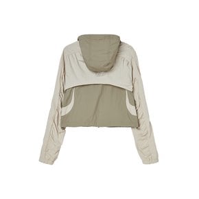 `[골라] 여성 ATHLETIC BOLERO WOVEN JAKET [KHAKI]