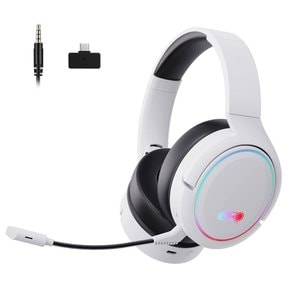 Bluetooth 5.2 2.4GHzBluetooth3.5mm 3WAY 50mm iPhoneiPadAndroidPCPS4PS5 명성 게이밍 헤드셋