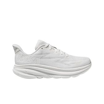  (W) 호카 클리프톤 9 화이트 - 레귤러 (W) Hoka Clifton 9 White - Regular