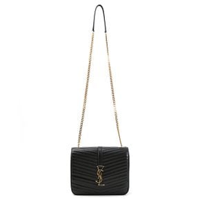 YSL 퀼팅 모노그램 미디엄 쉴피스 숄더 크로스백/ 블랙/ 532652 0U60J 1000/ 19SS 그랑데뚜왈