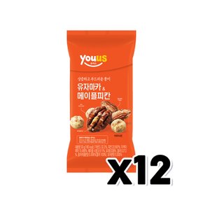 유어스 유자마카&메이플피칸 견과류간식 30g x 12개