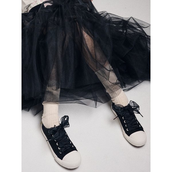 RIBBON SHOELACE_BLACK