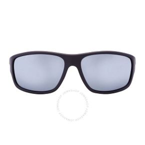 4436162 Polaroid Polarized Grey Wrap Mens Sunglasses